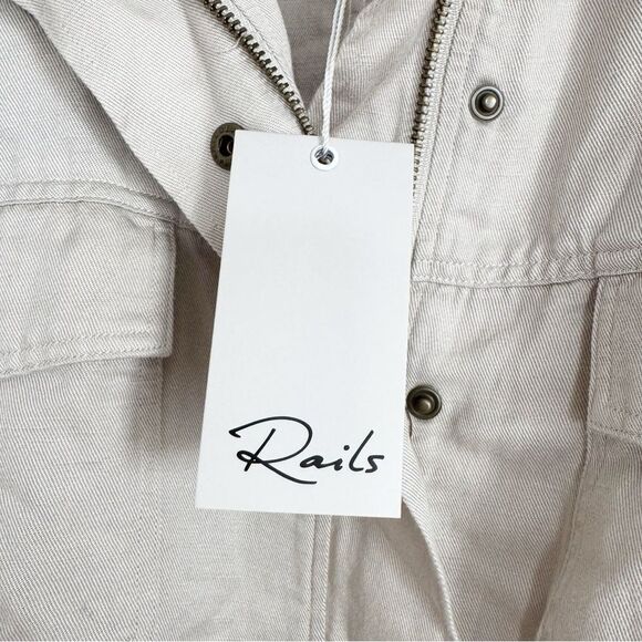 NWT Rails | Collins Military Jacket in Bone Size XXL - Picture 12 of 16